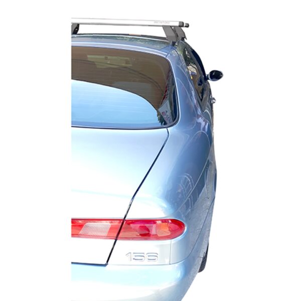 KIT ΜΕ ΜΠΑΡΕΣ ΟΡΟΦΗΣ ΓΙΑ ALFA ROMEO 156 4D 1997-2003 ΑΛΟΥΜΙΝΙΟΥ TEMA MENABO (AL1-3360-FIX006G) - 2 ΤΕΜ. - Image 2
