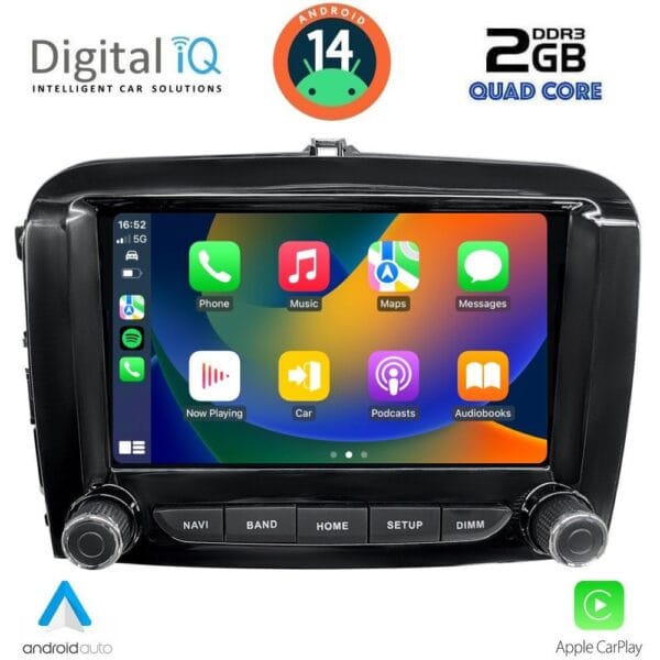 DIGITAL IQ MSD 067_CPA (7" DECK) MULTIMEDIA for FIAT 500L mod. 2012> - Image 2