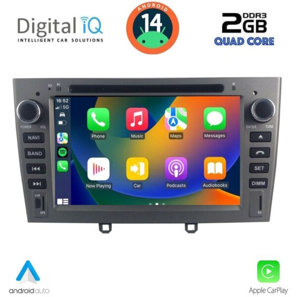 DIGITAL IQ MSD 083_CPA (7” DECK) MULTIMEDIA SYSTEM for PEUGEOT 308 mod. 2007-2012 - Image 2