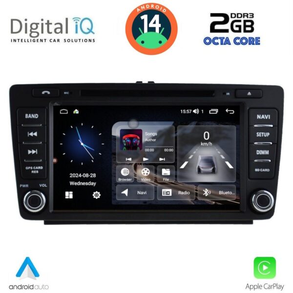 AIN-130951 - Digital iQ - DIGITAL IQ MSF 305_CPA (8” DECK) MULTIMEDIA SYSTEM for SKODA OCTAVIA mod. 2005-2012 - ALL IN POINT - LEFKELIS.GR