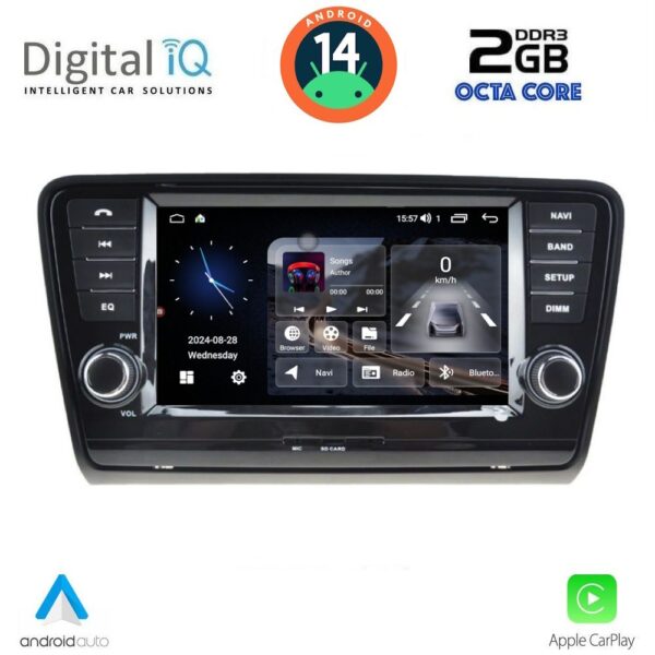 AIN-132346 - Digital iQ - DIGITAL IQ MSF 306_CPA (8” DECK) MULTIMEDIA SYSTEM for SKODA OCTAVIA 7 mod. 2013-2021 - ALL IN POINT - LEFKELIS.GR