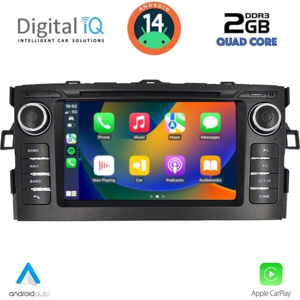 DIGITAL IQ MSF 328_CPA (7” DECK) MULTIMEDIA SYSTEM for TOYOTA AURIS mod. 2007-2012 - Image 2