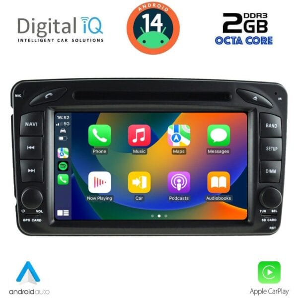 DIGITAL IQ MSF 371_CPA (7” DECK) MULTIMEDIA SYSTEM for MERCEDES C (W203) mod. 1999-2004 - Image 2