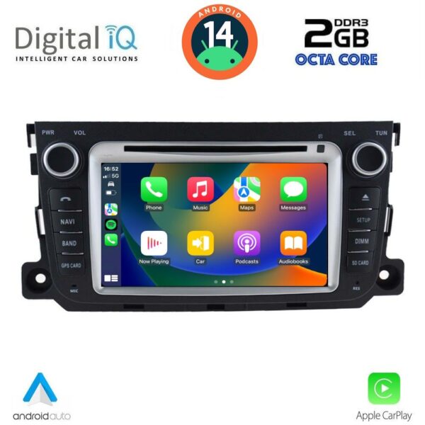 DIGITAL IQ MSF 387_CPA (7” DECK) MULTIMEDIA SYSTEM for SMART (451) mod. 2010-2015 - Image 2