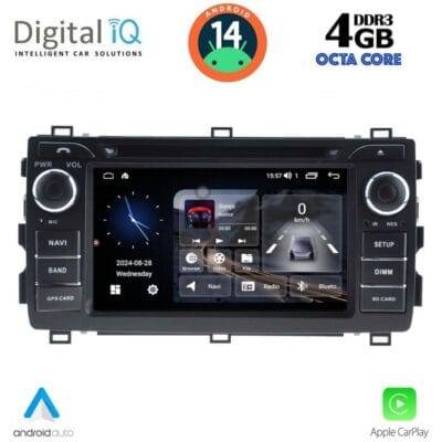 AIN-127659 - Digital iQ - DIGITAL IQ MSG 408_CPA (7" DECK) MULTIMEDIA SYSTEM for TOYOTA AURIS mod. 2013-2015 - ALL IN POINT - LEFKELIS.GR