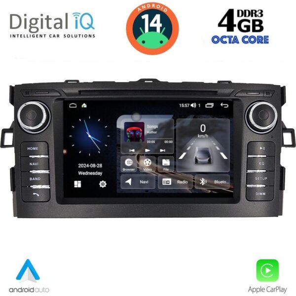AIN-131437 - Digital iQ - DIGITAL IQ MSG 428_CPA (7” DECK) MULTIMEDIA SYSTEM for TOYOTA AURIS mod. 2007-2012 - ALL IN POINT - LEFKELIS.GR