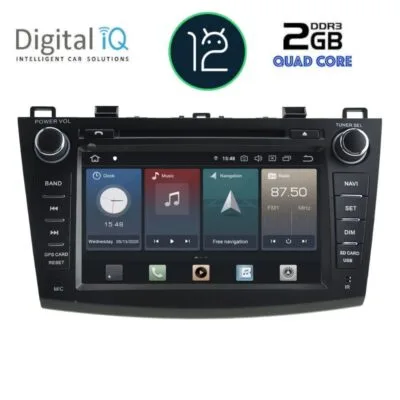 AIN-127491 - Digital iQ - DIGITAL IQ X302_GPS (8'' DVD) MULTIMEDIA SYSTEM for  MAZDA 3 mod. 2009-2014 - ALL IN POINT - LEFKELIS.GR