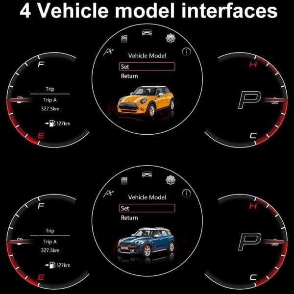 DIGITAL IQ DDD 964_IC MINI Cooper R56 R57 2006-2013 DIGITAL DASHBOARD - Image 4
