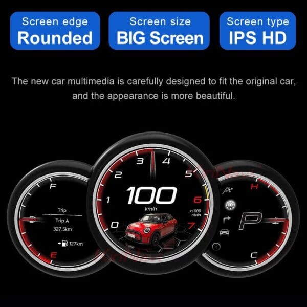 DIGITAL IQ DDD 964_IC MINI Cooper R56 R57 2006-2013 DIGITAL DASHBOARD - Image 3
