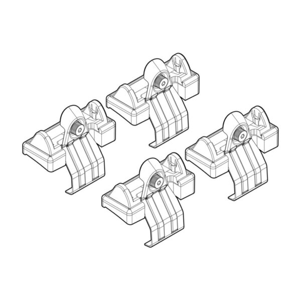 ALL IN POINT ΑΚΡΑ ΓΙΑ ΜΠΑΡΕΣ NORDRIVE ΓΙΑ FORD FIESTA 5D 05/02-08/08 KIT - AIN-165176 LEFKELIS.GR