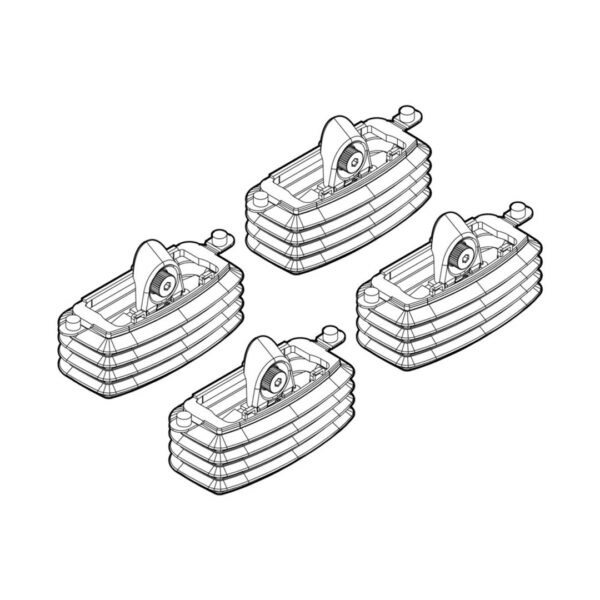 ALL IN POINT ΑΚΡΑ ΓΙΑ ΜΠΑΡΕΣ NORDRIVE ΓΙΑ FIAT IDEA 01/04-11/12 KIT - AIN-165067 LEFKELIS.GR