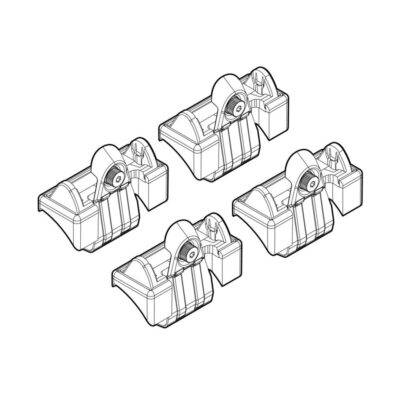 ALL IN POINT ΑΚΡΑ ΓΙΑ ΜΠΑΡΕΣ NORDRIVE ΓΙΑ VW POLO 3D/5D 11/01-08/09 KIT - AIN-165069 LEFKELIS.GR