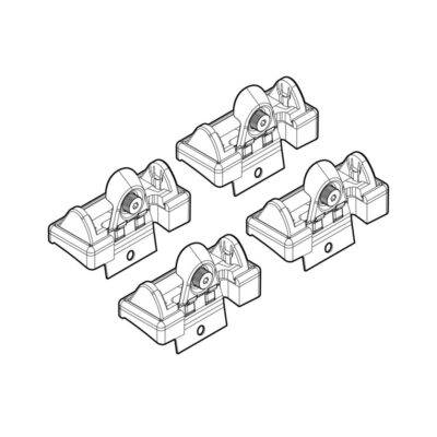 ALL IN POINT ΑΚΡΑ ΓΙΑ ΜΠΑΡΕΣ NORDRIVE ΓΙΑ RENAULT CLIO 5D 10/05+ KIT - AIN-165079 LEFKELIS.GR