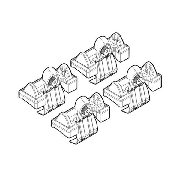 ALL IN POINT ΑΚΡΑ ΓΙΑ ΜΠΑΡΕΣ NORDRIVE ΓΙΑ TOYOTA YARIS 5D 01/06-09/11 KIT - AIN-165080 LEFKELIS.GR