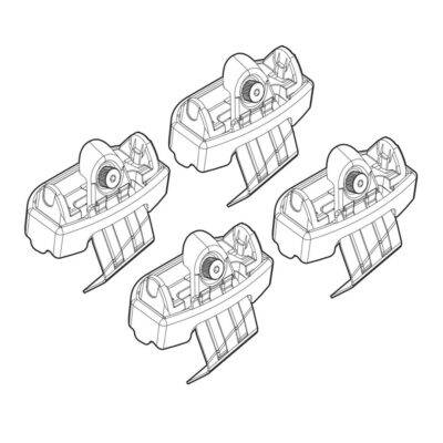 ALL IN POINT ΑΚΡΑ ΓΙΑ ΜΠΑΡΕΣ NORDRIVE ΓΙΑ VOLVO V40 09/12+ KIT - AIN-165095 LEFKELIS.GR