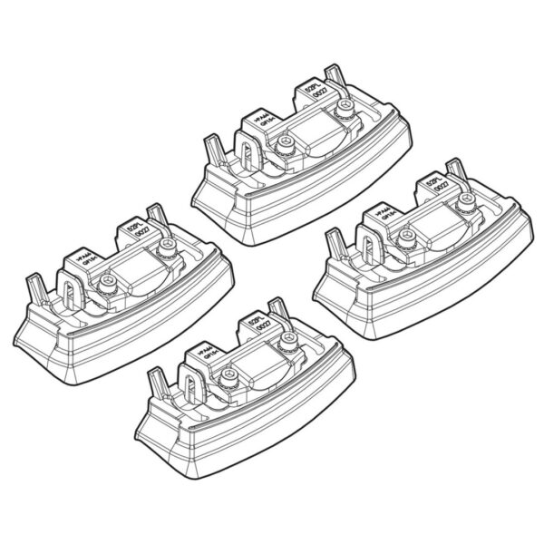 ALL IN POINT ΑΚΡΑ ΓΙΑ ΜΠΑΡΕΣ NORDRIVE ΓΙΑ RENAULT KOLEOS 06/08+ KIT - AIN-165103 LEFKELIS.GR