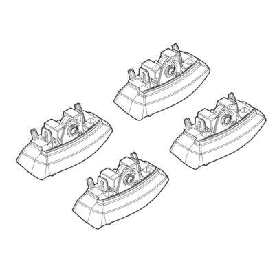 ALL IN POINT ΑΚΡΑ ΓΙΑ ΜΠΑΡΕΣ NORDRIVE ΓΙΑ OPEL ADAM 02/13+ KIT - AIN-165112 LEFKELIS.GR