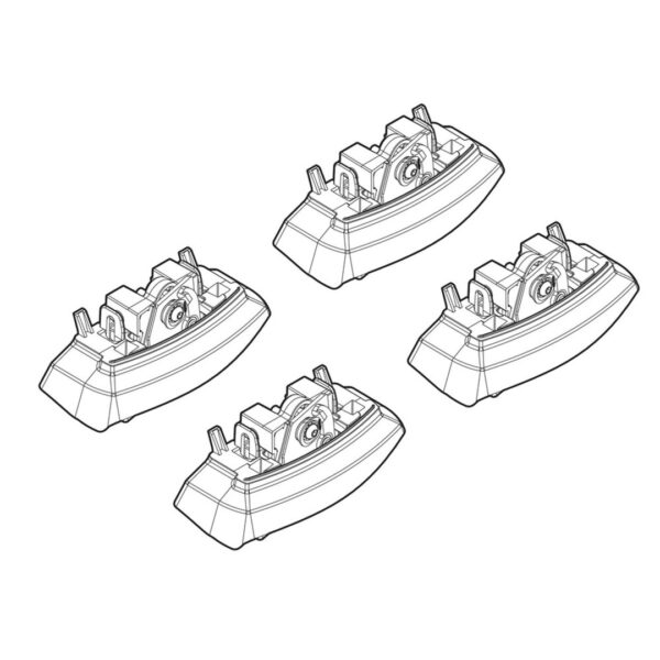 ALL IN POINT ΑΚΡΑ ΓΙΑ ΜΠΑΡΕΣ NORDRIVE ΓΙΑ OPEL ADAM 02/13+ KIT - AIN-165112 LEFKELIS.GR