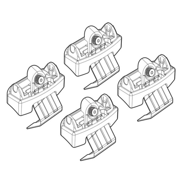 ALL IN POINT ΑΚΡΑ ΓΙΑ ΜΠΑΡΕΣ NORDRIVE ΓΙΑ PEUGEOT 3008 10/16+ KIT - AIN-162679 LEFKELIS.GR