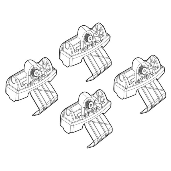 ALL IN POINT ΑΚΡΑ ΓΙΑ ΜΠΑΡΕΣ NORDRIVE ΓΙΑ VOLVO S90 4D 09/16+ KIT - AIN-165167 LEFKELIS.GR