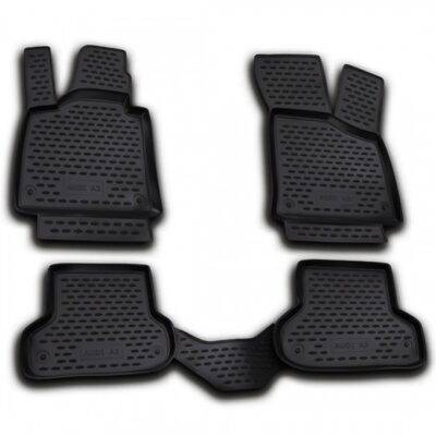 ALL IN POINT ΜΑΡΚΕ ΠΑΤΑΚΙΑ ΣΕ ΣΚΑΦΗ TPE ΛΑΣΤΙΧΟ ΓΙΑ AUDI A3 3D 2003-2012  ΣΕ ΜΑΥΡΟ ΧΡΩΜΑ NOVLINE - 4 ΤΕΜ. - AIN-149176 LEFKELIS.GR