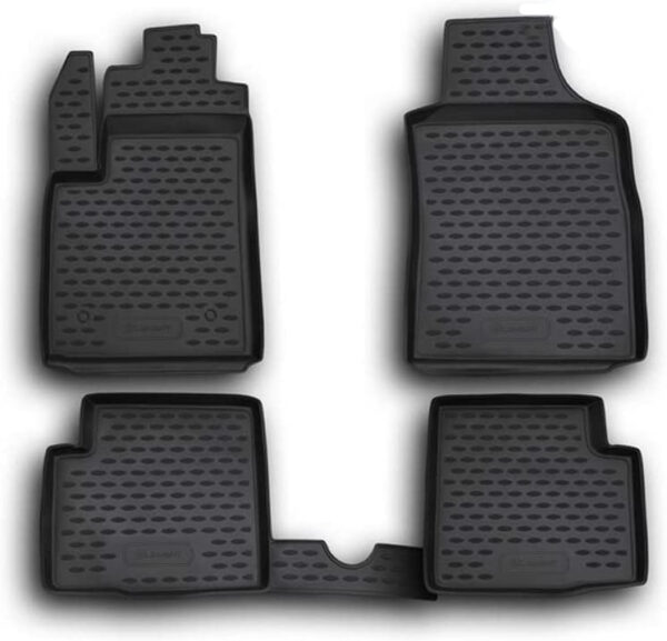 ALL IN POINT ΜΑΡΚΕ ΠΑΤΑΚΙΑ ΣΕ ΣΚΑΦΗ TPE ΛΑΣΤΙΧΟ ΓΙΑ FIAT 500 2007-2015 ΣΕ ΜΑΥΡΟ ΧΡΩΜΑ NOVLINE - 4 ΤΕΜ. - AIN-170057 LEFKELIS.GR