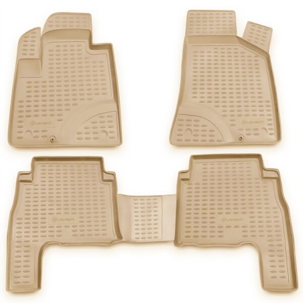 ALL IN POINT ΜΑΡΚΕ ΠΑΤΑΚΙΑ ΣΕ ΣΚΑΦΗ TPE ΛΑΣΤΙΧΟ ΓΙΑ HYUNDAI SANTA FE 2006-2010 ΣΕ ΜΠΕΖ ΧΡΩΜΑ NOVLINE - 4 ΤΕΜ. - AIN-150330 LEFKELIS.GR