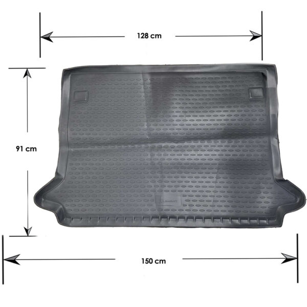 ΜΑΡΚΕ ΠΑΤΑΚΙ ΣΚΑΦΗ ΠΟΡΤ ΜΠΑΓΚΑΖ ΓΙΑ RENAULT KANGOO 2010+ TPE ΛΑΣΤΙΧΟ ΣΕ ΑΝΘΡΑΚΙ ΣΚΟΥΡΟ ΓΚΡΙ ΧΡΩΜΑ NOVLINE - 1 ΤΕΜ. - Image 2