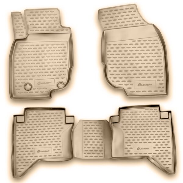ALL IN POINT ΜΑΡΚΕ ΠΑΤΑΚΙΑ ΣΕ ΣΚΑΦΗ TPE ΛΑΣΤΙΧΟ ΓΙΑ TOYOTA HILUX 2011-2015 ΣΕ ΜΠΕΖ ΧΡΩΜΑ NOVLINE - 4 ΤΕΜ. - AIN-160695 LEFKELIS.GR