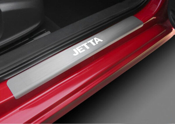 VW JETTA 2011-2015 /2015+ ΜΑΡΣΠΙΕ ΕΣΩΤΕΡΙΚΑ ΧΡΩΜΙΟ ΑΥΤΟΚΟΛΛΗΤΑ 4ΤΕΜ. - Image 2