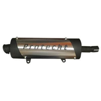 ALL IN POINT Εξάτμιση Scooter SYM GTS EVO 250/300cc  Οβάλ Μαύρο- inox protecht - AIN-143611 LEFKELIS.GR