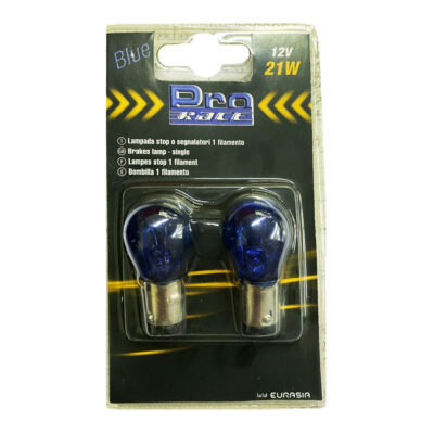 ALL IN POINT P21W 12V 21W BA15s ΜΟΝΟΠΟΛΙΚΟ ΜΠΛΕ BLUE DYED-GLASS 2ΤΕΜ. BLISTER - AIN-175317 LEFKELIS.GR