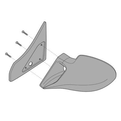 ALL IN POINT ΒΑΣΗ ΚΑΘΡΕΠΤΗ ΓΙΑ CITROEN XSARA 5/96-12/04 - AIN-17707 LEFKELIS.GR