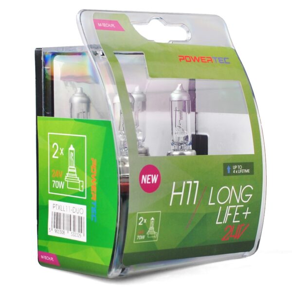 ALL IN POINT H11 24V 70W PGJ19-2 POWERTEC LONG LIFE ΑΛΟΓΟΝΟΥ BLISTER 2ΤΕΜ. M-TECH - AIN-160869 LEFKELIS.GR