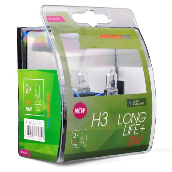 ALL IN POINT H3 24V 70W PK22s POWERTEC LONG LIFE ΑΛΟΓΟΝΟΥ BLISTER 2ΤΕΜ. M-TECH - AIN-160872 LEFKELIS.GR