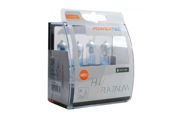 ALL IN POINT H4 12V 60/55W 3.250K +130% P43t POWERTECK PLATINUM 2ΤΕΜ. M-TECH - AIN-141411 iluma.GR