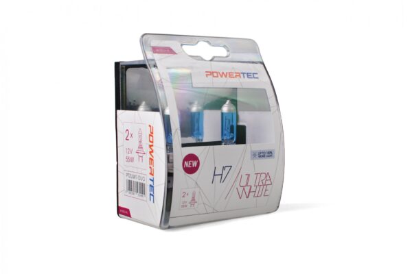 ALL IN POINT H7 12V 55W PX26d POWERTEC ULTRA WHITE 2ΤΕΜ. M-TECH - AIN-152576 LEFKELIS.GR
