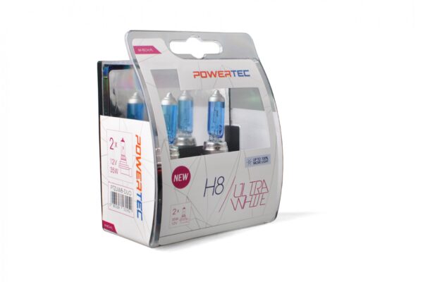 ALL IN POINT H8 12V 35W PGJ19-1 POWERTEC ULTRA WHITE 2ΤΕΜ. M-TECH - AIN-152578 LEFKELIS.GR
