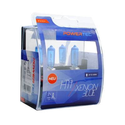 ALL IN POINT H11 12V 55W PGJ19-2 5.000K POWERTEC XENON BLUE 2ΤΕΜ. - AIN-143825 LEFKELIS.GR