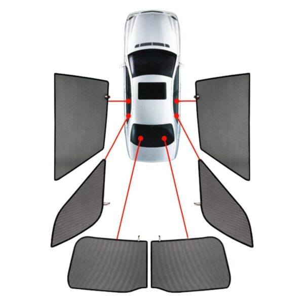 ALL IN POINT ΚΟΥΡΤΙΝΑΚΙΑ ΜΑΡΚΕ CAR SHADES ΓΙΑ JAGUAR E-PACE 5D 2017+ - 6 ΤΕΜ. - AIN-171489 iluma.GR