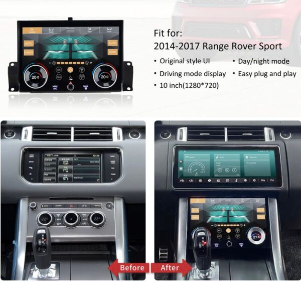 DIQ FZ 5022 TOUCHSCREEN CLIMATE CONTROL PANEL (WITHOUT CD) for RANGE ROVER SPORT L494 mod. 2013-2017 - Image 5