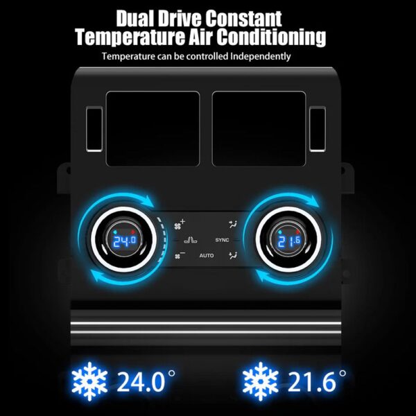 DIQ FZ 5010A REAR SEATS CLIMATE CONTROL PANEL for RANGE ROVER SPORT L494 mod. 2013-2017 - Image 4