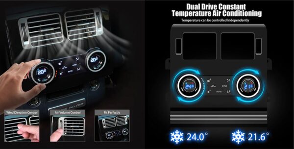 DIQ FZ 5010A REAR SEATS CLIMATE CONTROL PANEL for RANGE ROVER SPORT L494 mod. 2013-2017 - Image 5