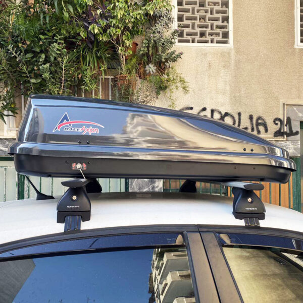 ALL IN POINT ΜΠΑΓΚΑΖΙΕΡΑ ΟΡΟΦΗΣ RACE AXION 420L 89.02.A ΣΕ ΑΝΘΡΑΚΙ ΜΕΤΑΛΛΙΚΟ ΧΡΩΜΑ ΜΕ ΓΥΑΛΙΣΤΕΡΗ ΥΦΗ (145 X 94 X 42 cm) - 1 ΤΕΜ. - AIN-171563 LEFKELIS.GR
