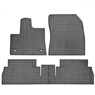 ALL IN POINT ΜΑΡΚΕ ΠΑΤΑΚΙΑ ΣΕ ΣΚΑΦΗ ΛΑΣΤΙΧΟ ΓΙΑ CITROEN BERLINGO 5ΘΕΣΙΟ 2018+ / OPEL COMBO E 5ΘΕΣΙΟ 2018+ / PEUGEOT RIFTER 5ΘΕΣΙΟ 2018+ ΣΕ ΜΑΥΡΟ ΧΡΩΜΑ ΜΕ ΣΤΡΟΓΓΥΛΑ ΚΟΥΜΠΩΜΑΤΑ CIK - 4 ΤΕΜ. - AIN-151099 LEFKELIS.GR