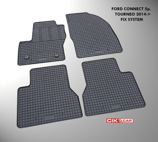 ALL IN POINT ΜΑΡΚΕ ΠΑΤΑΚΙΑ ΣΕ ΣΚΑΦΗ ΛΑΣΤΙΧΟ ΓΙΑ FORD TRANSIT CONNECT TOURNEO 5ΘΕΣΙΟ 2014+ ΣΕ ΜΑΥΡΟ ΧΡΩΜΑ ΜΕ ΚΟΥΜΠΩΜΑΤΑ CIK - 4 ΤΕΜ. - AIN-142799 iluma.GR