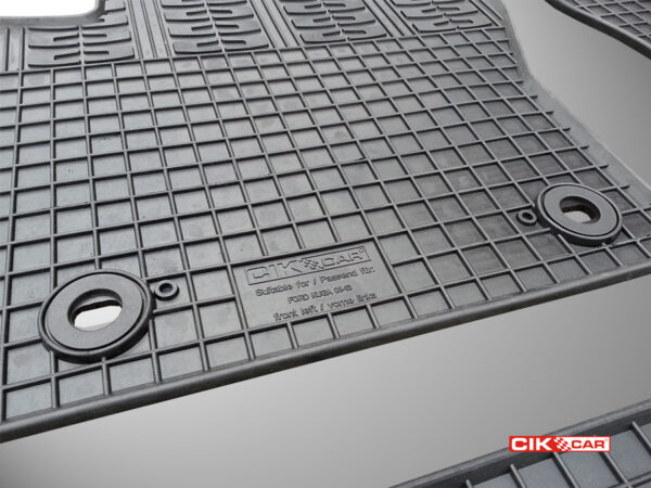 ΜΑΡΚΕ ΠΑΤΑΚΙΑ ΣΕ ΣΚΑΦΗ ΛΑΣΤΙΧΟ ΓΙΑ FORD KUGA 2008-2013 ΣΕ ΜΑΥΡΟ ΧΡΩΜΑ ΜΕ ΚΟΥΜΠΩΜΑΤΑ CIK - 4 ΤΕΜ. - Image 2