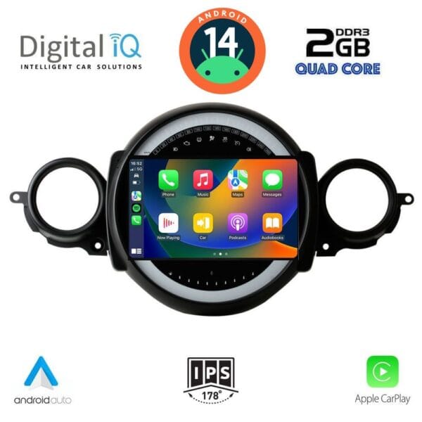 DIGITAL IQ RSB 1064_CPA (9inc) MULTIMEDIA TABLET for MINI COOPER (R56-R57) mod. 2006-2014 – CLUBMAN (R55) mod. 2007-2014 - Image 2