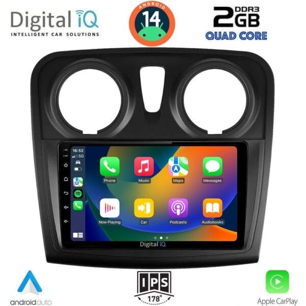 DIGITAL IQ RSB 1108_CPA (9inc) MULTIMEDIA TABLET for DACIA LOGAN – SANDERO mod. 2012-2019 - Image 2