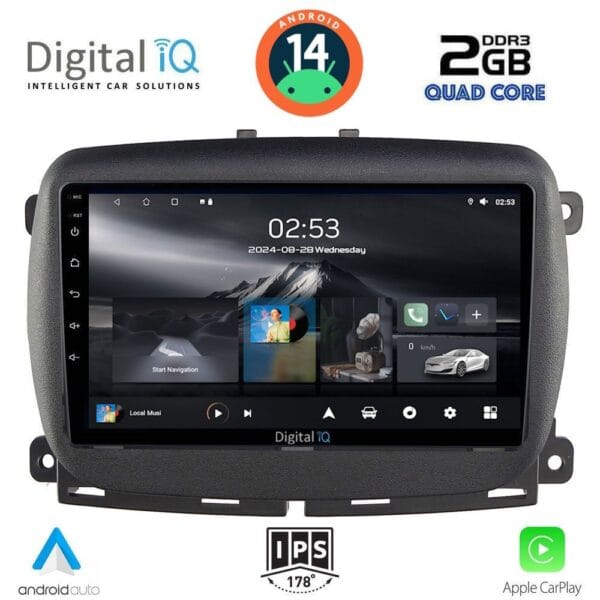 AIN-117399 - Digital iQ - DIGITAL IQ RSB 1131_CPA (9inc) MULTIMEDIA TABLET for FIAT 500 mod. 2016> - ALL IN POINT - LEFKELIS.GR
